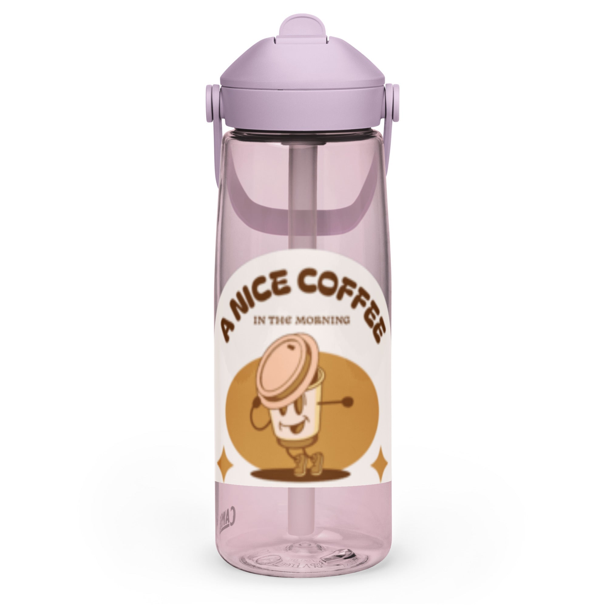 Flip straw water bottle - SanandoconAdrian