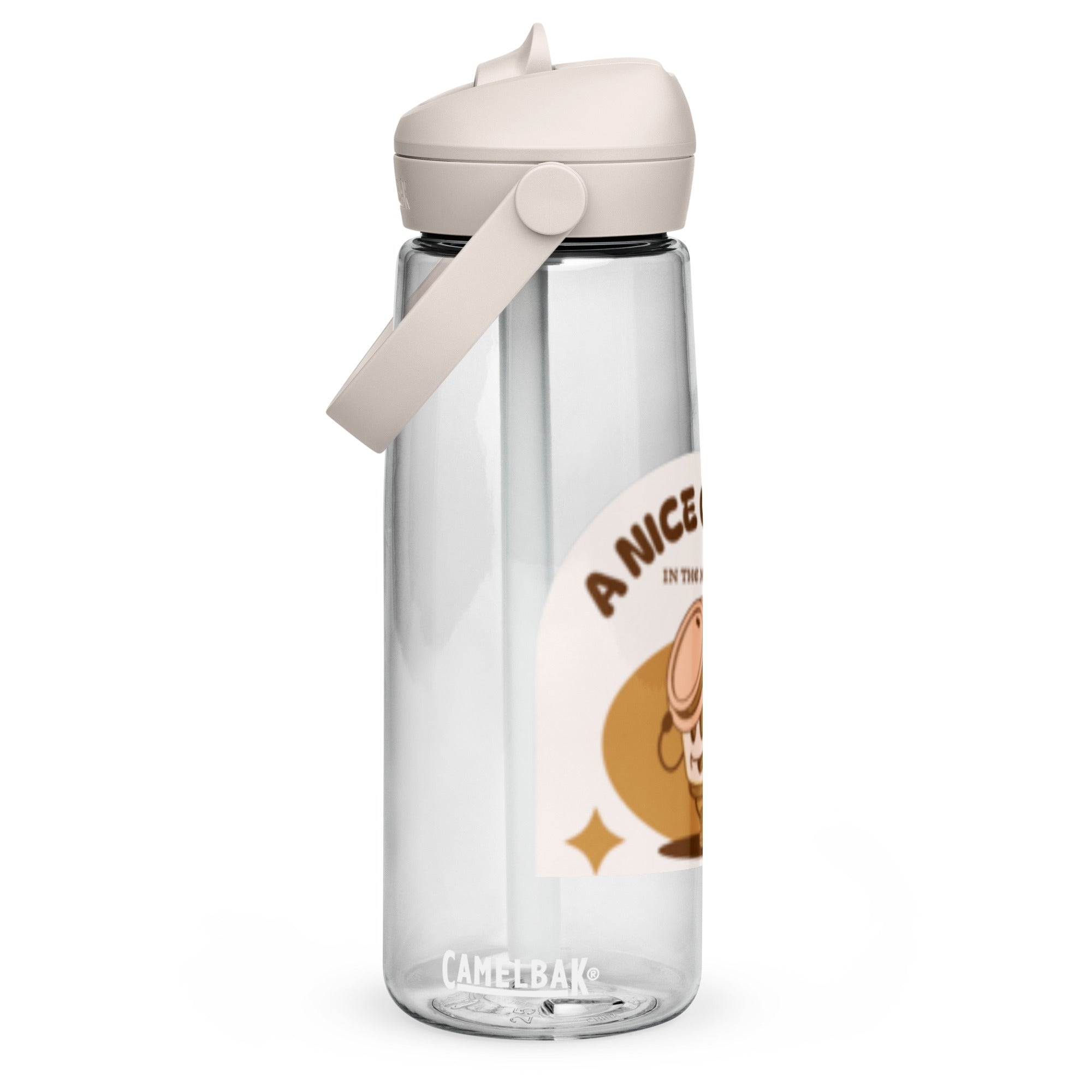 Flip straw water bottle - SanandoconAdrian