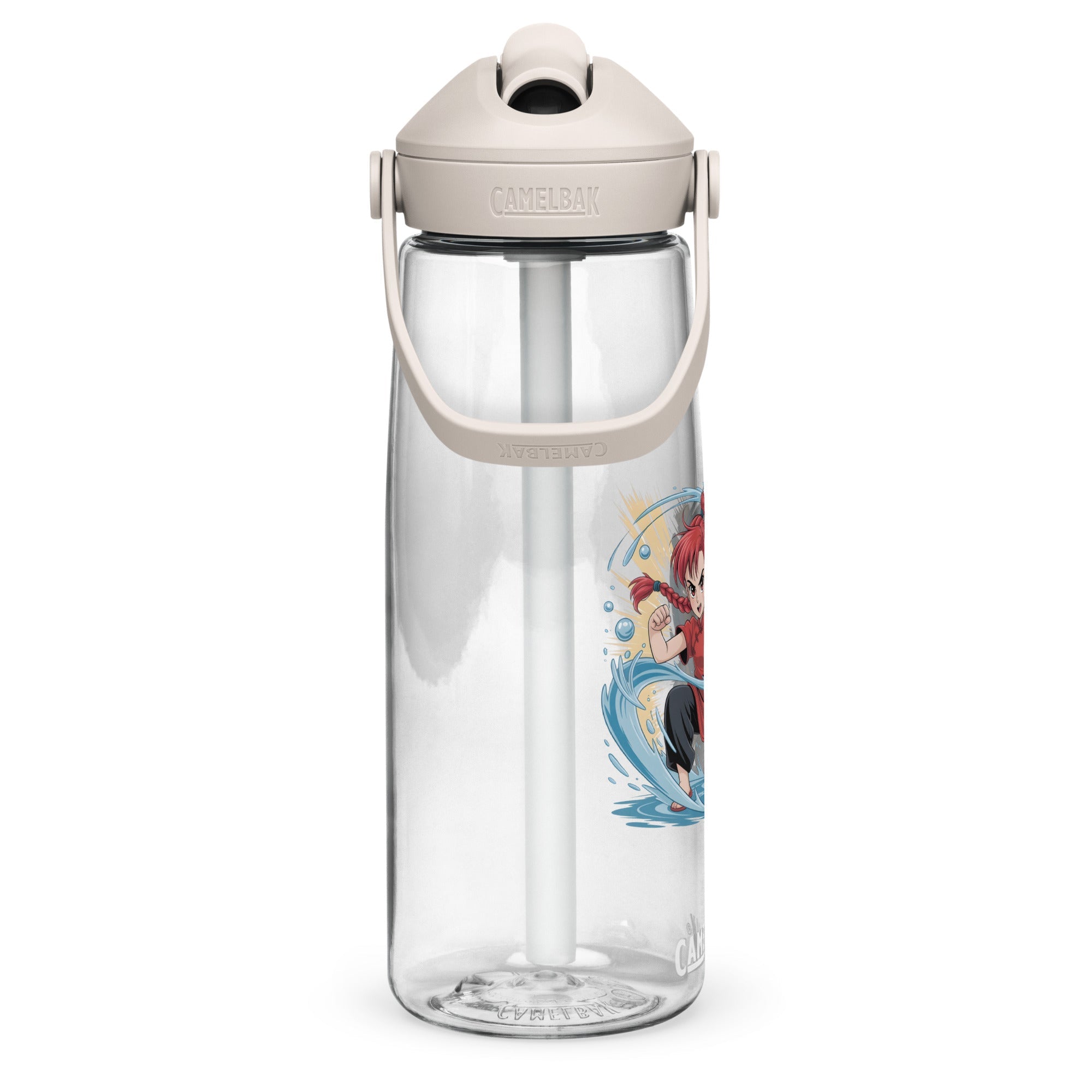 Flip straw water bottle - SanandoconAdrian