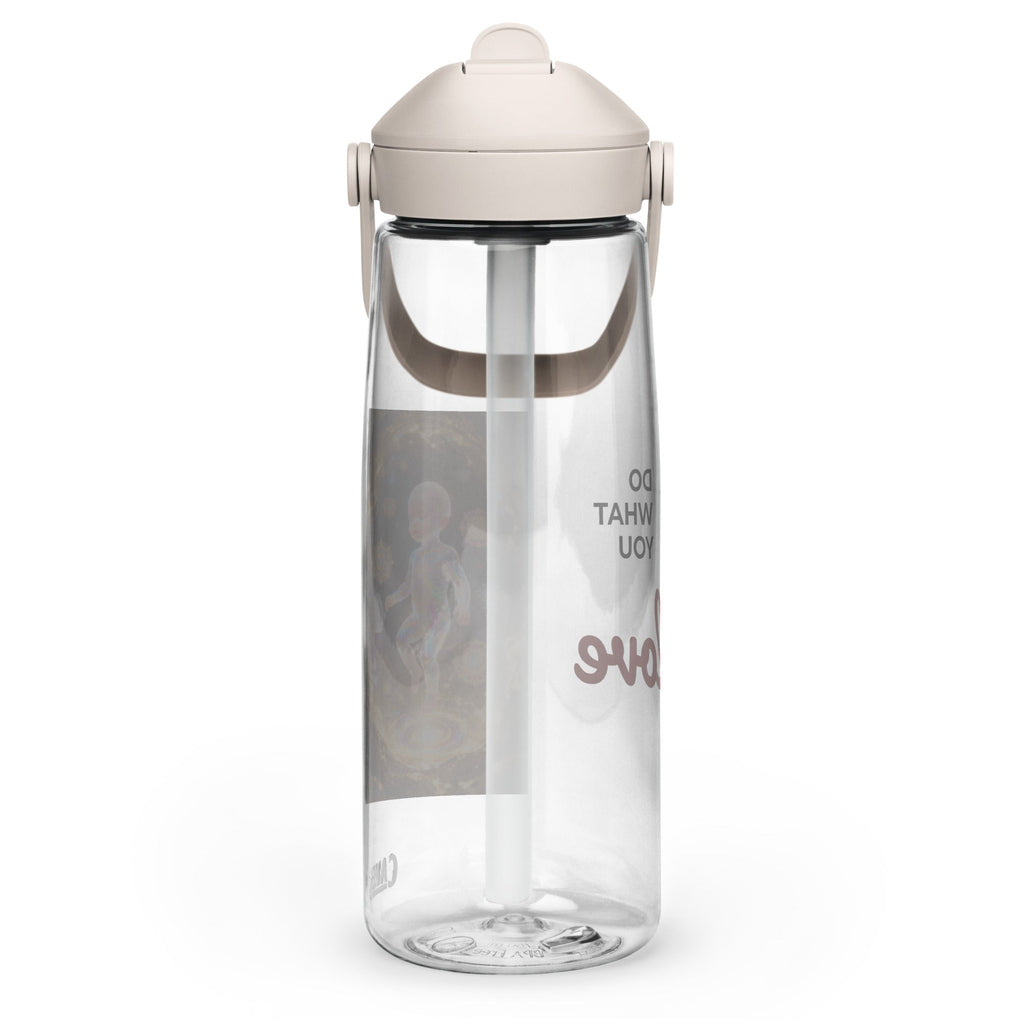 Flip straw water bottle - SanandoconAdrian