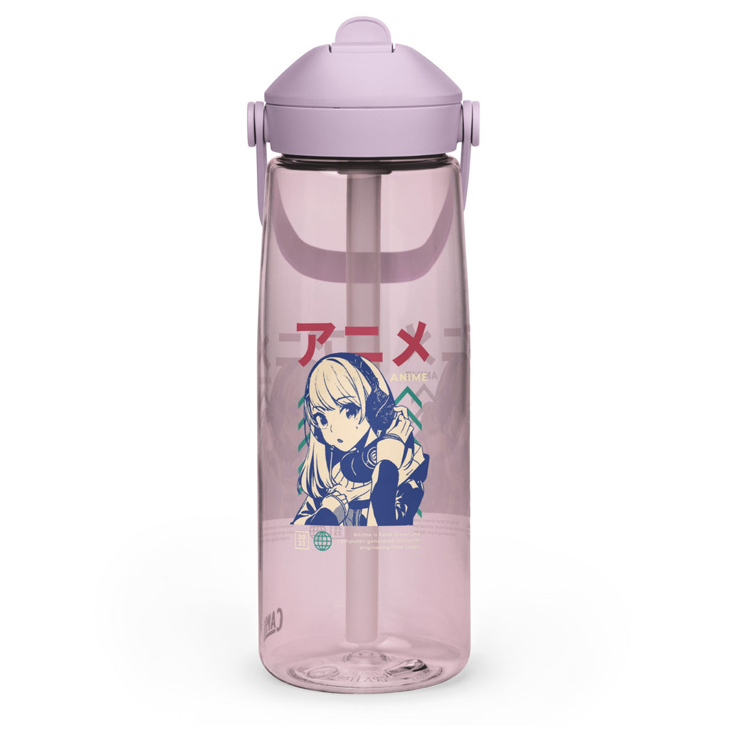 Flip straw water bottle - SanandoconAdrian