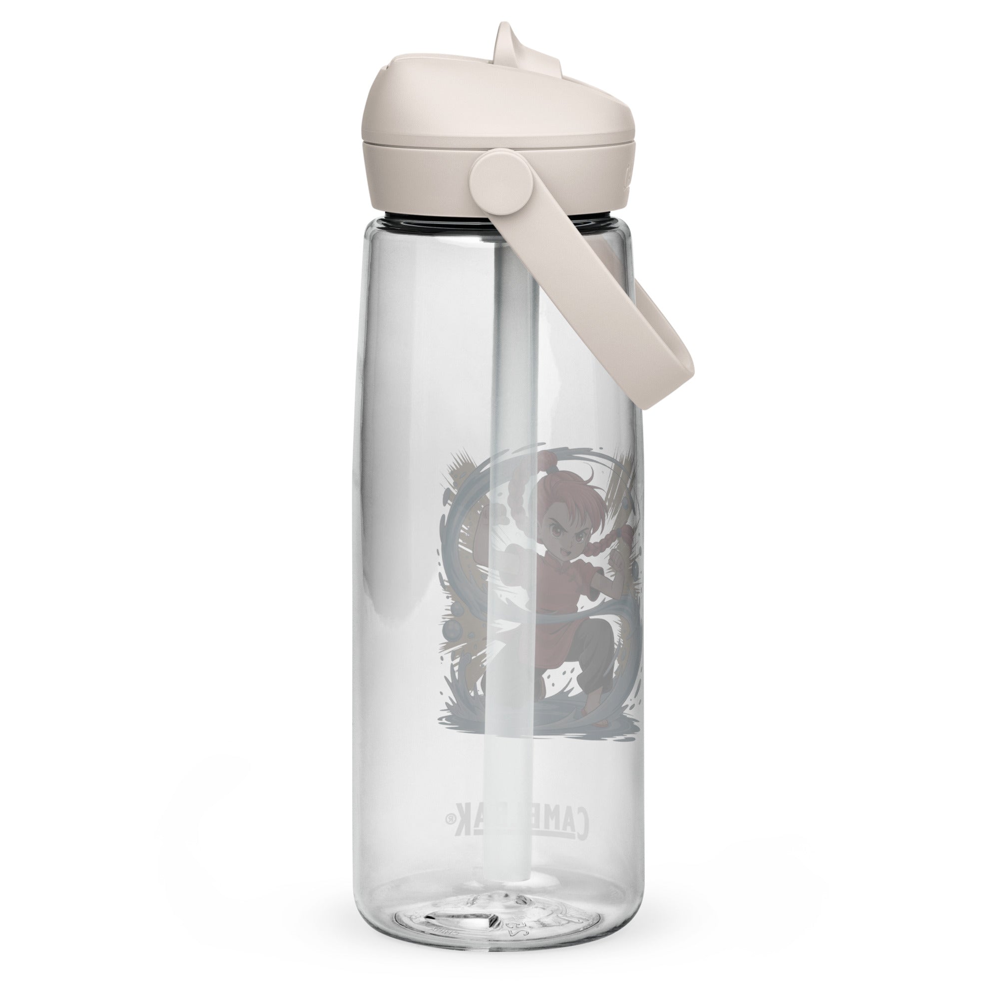 Flip straw water bottle - SanandoconAdrian