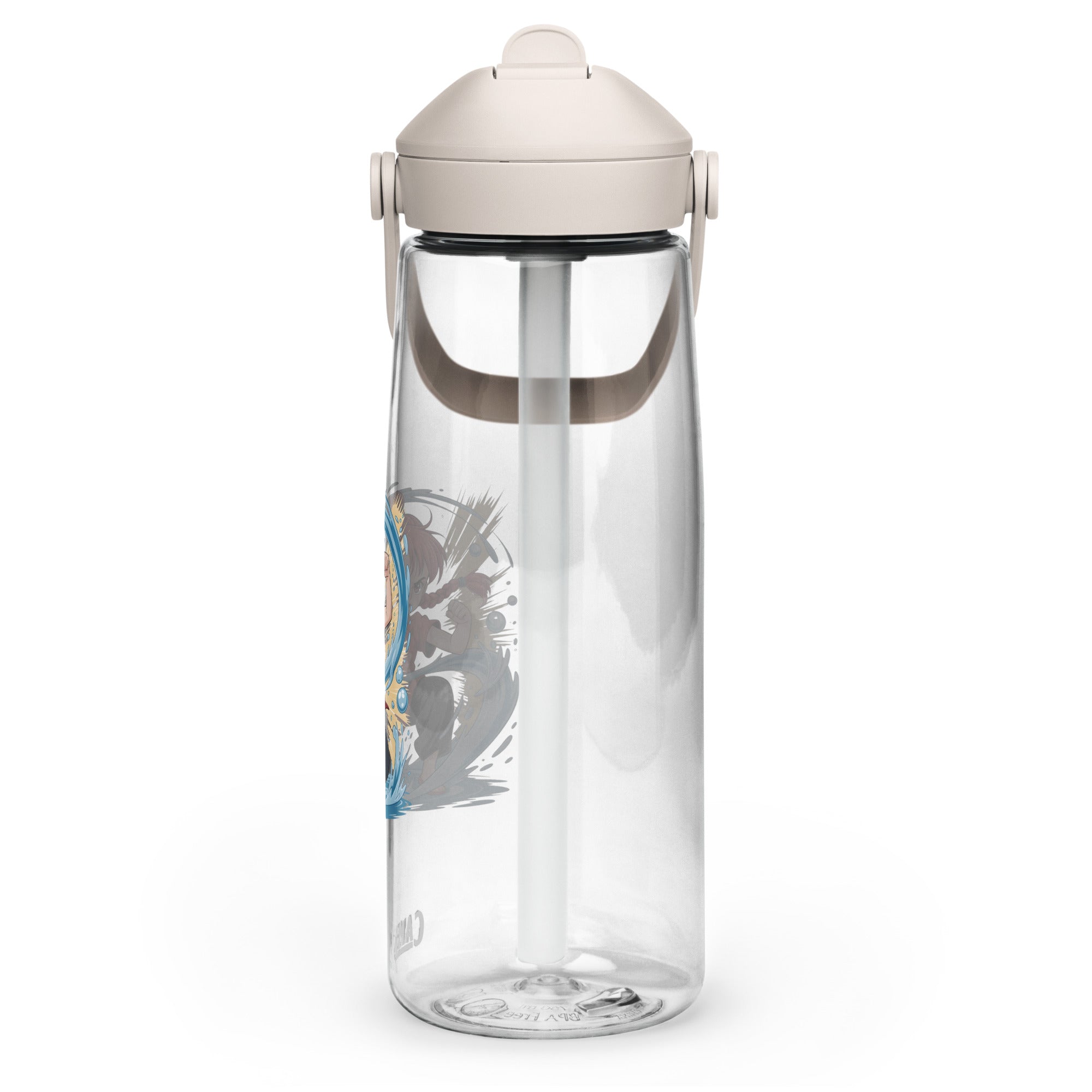 Flip straw water bottle - SanandoconAdrian