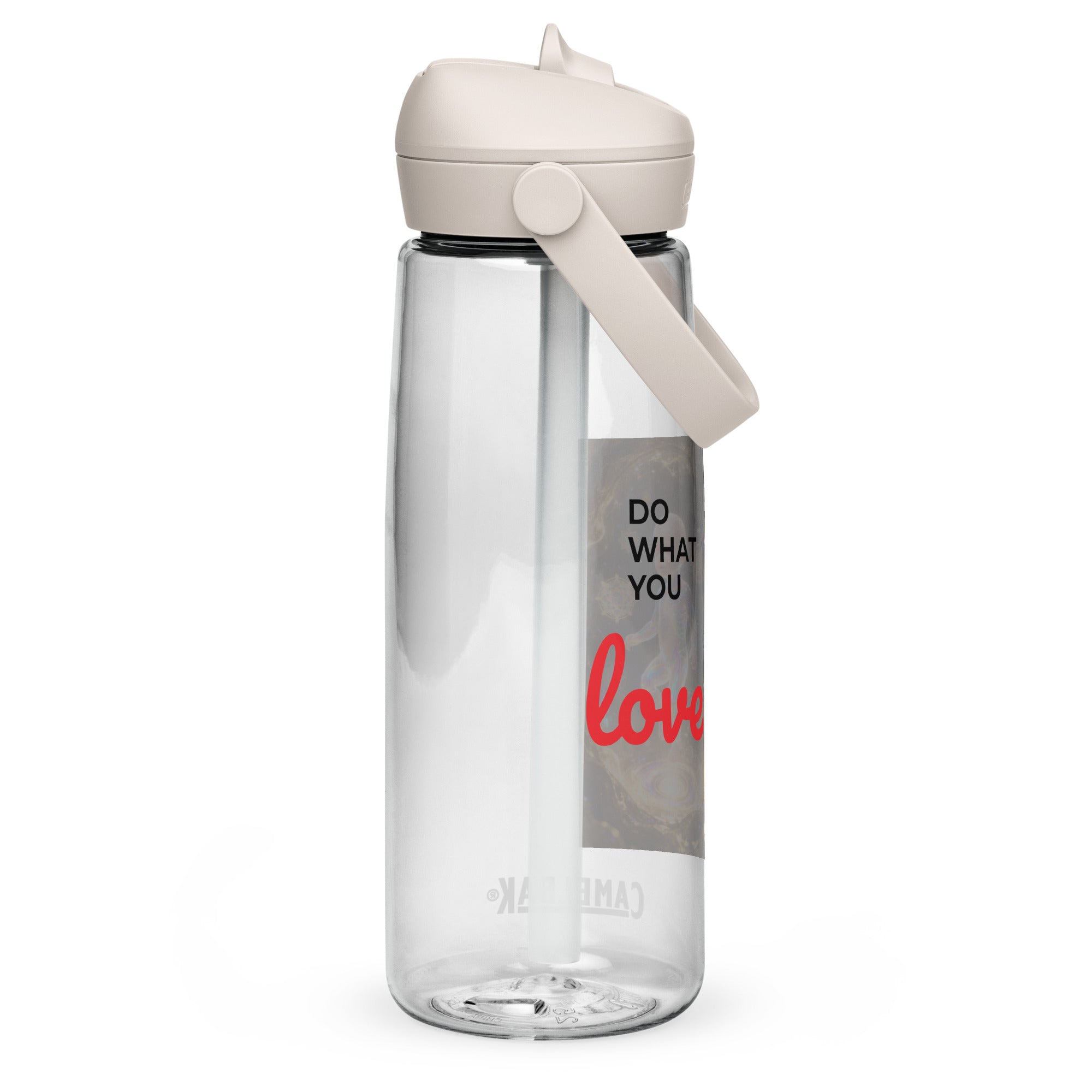 Flip straw water bottle - SanandoconAdrian