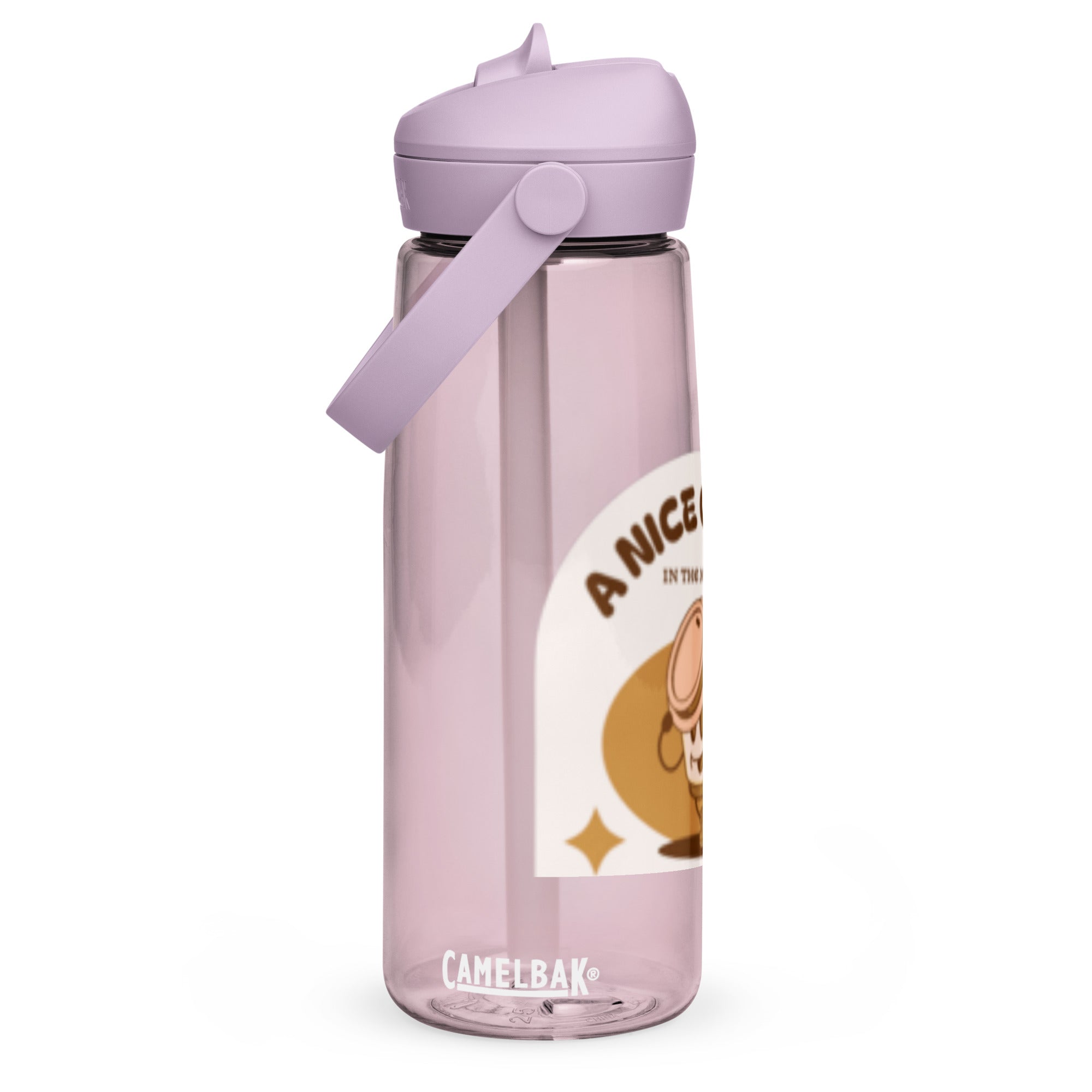 Flip straw water bottle - SanandoconAdrian