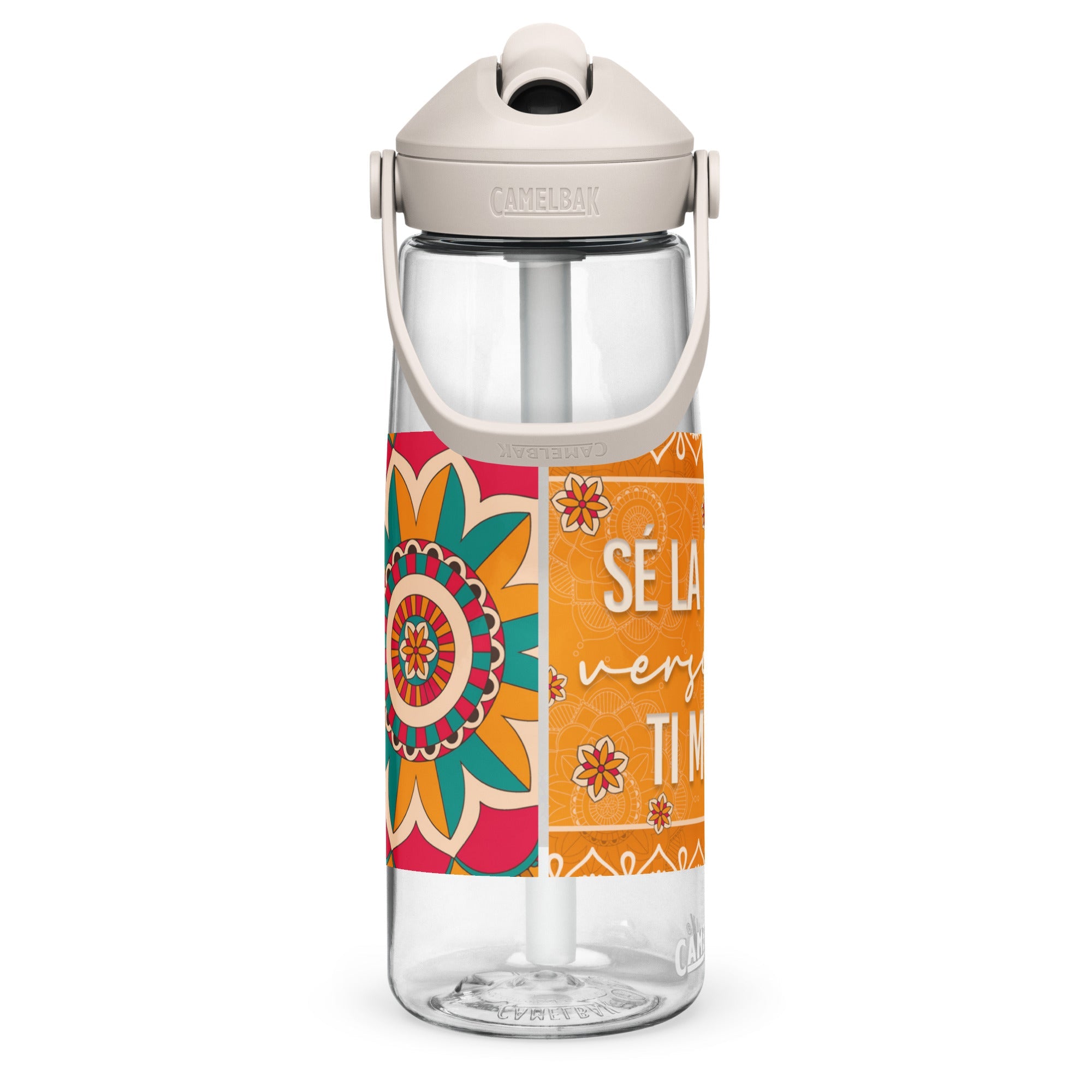Flip straw water bottle - SanandoconAdrian