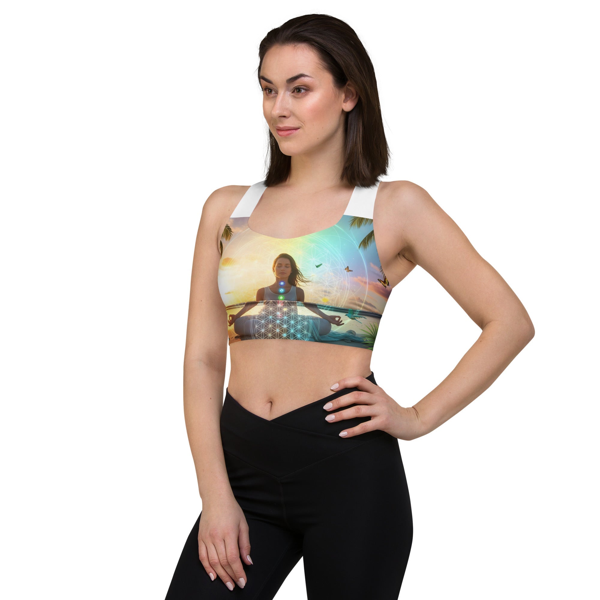 Recycled Longline Sports Bra - SanandoconAdrian