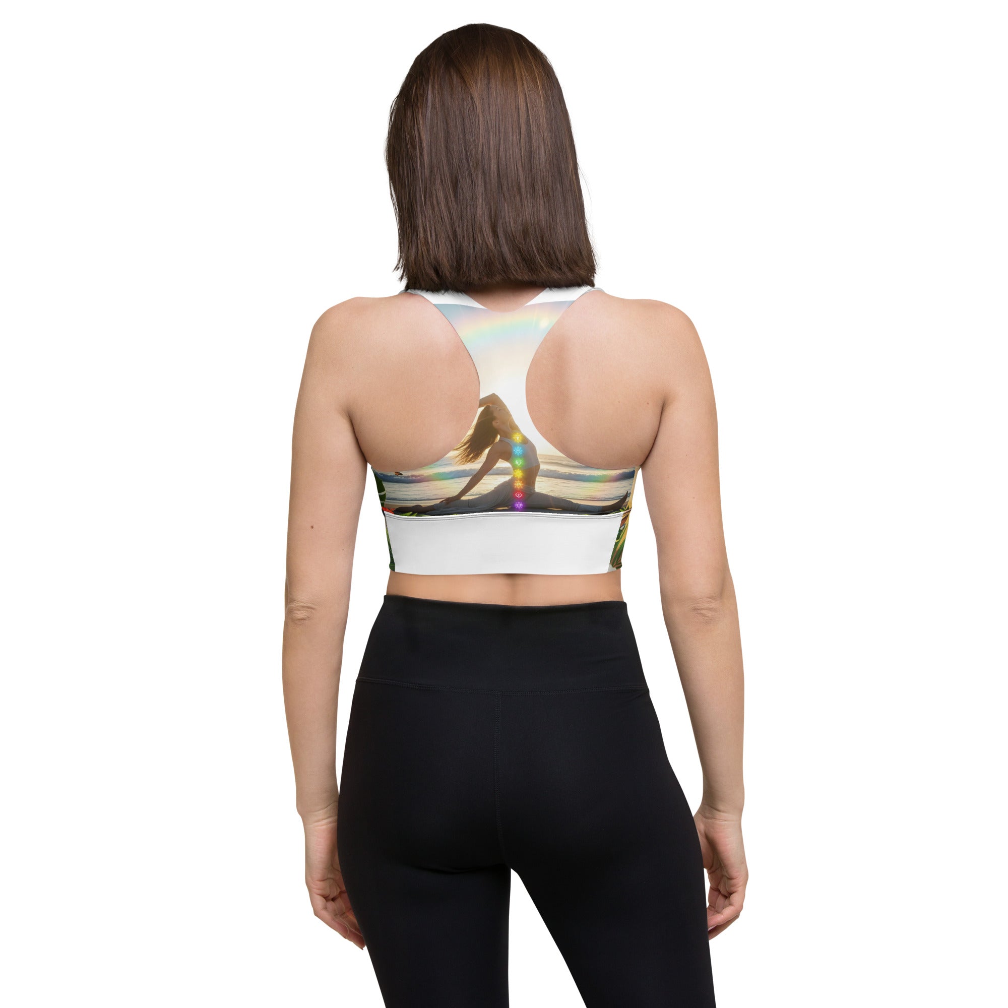 Recycled Longline Sports Bra - SanandoconAdrian
