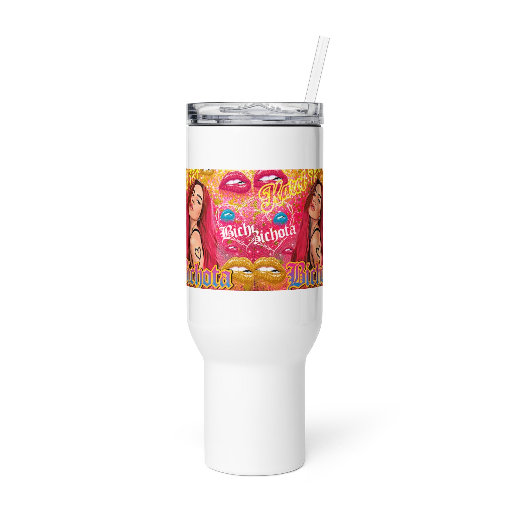 Travel mug with a handle - SanandoconAdrian
