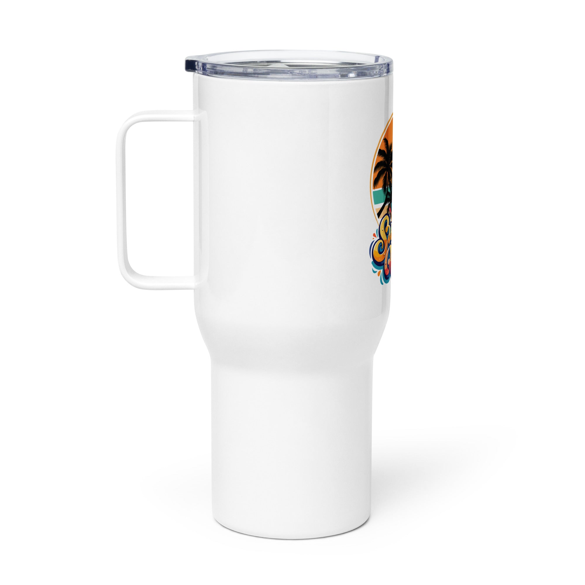 Travel mug with a handle - SanandoconAdrian