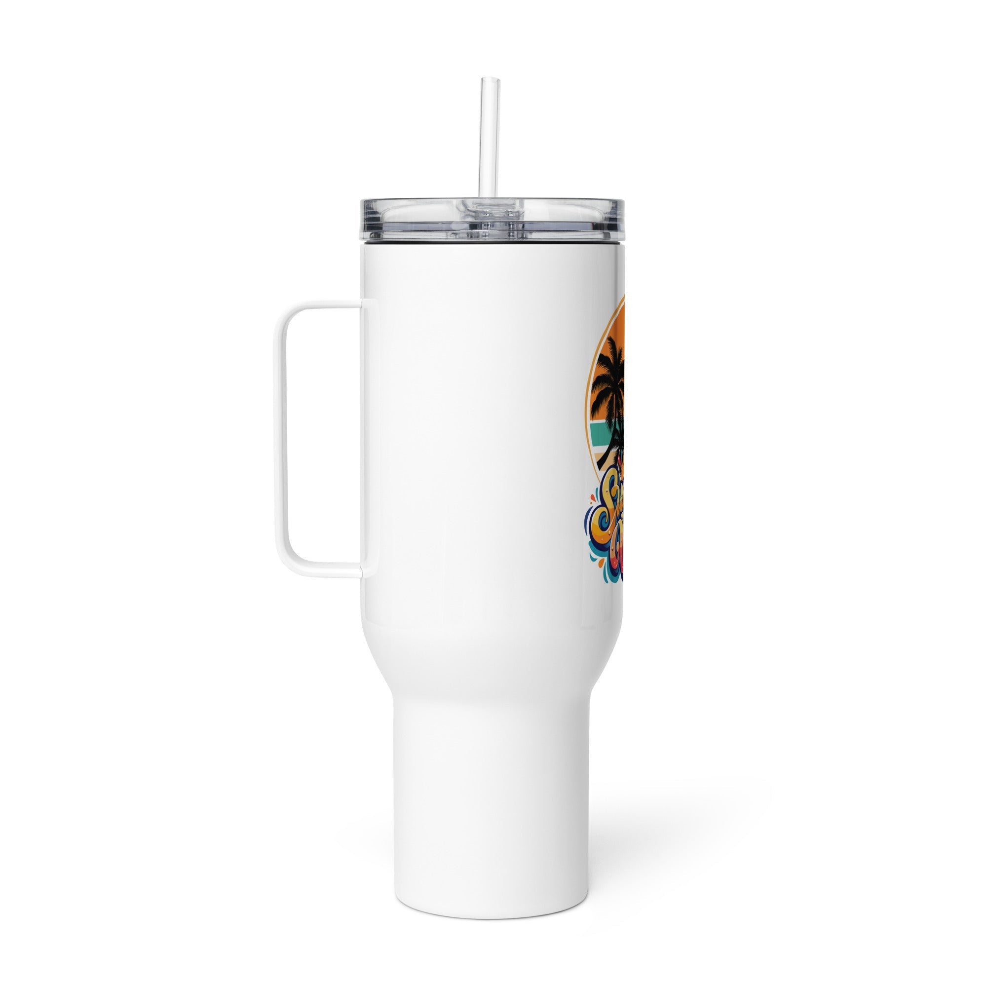 Travel mug with a handle - SanandoconAdrian