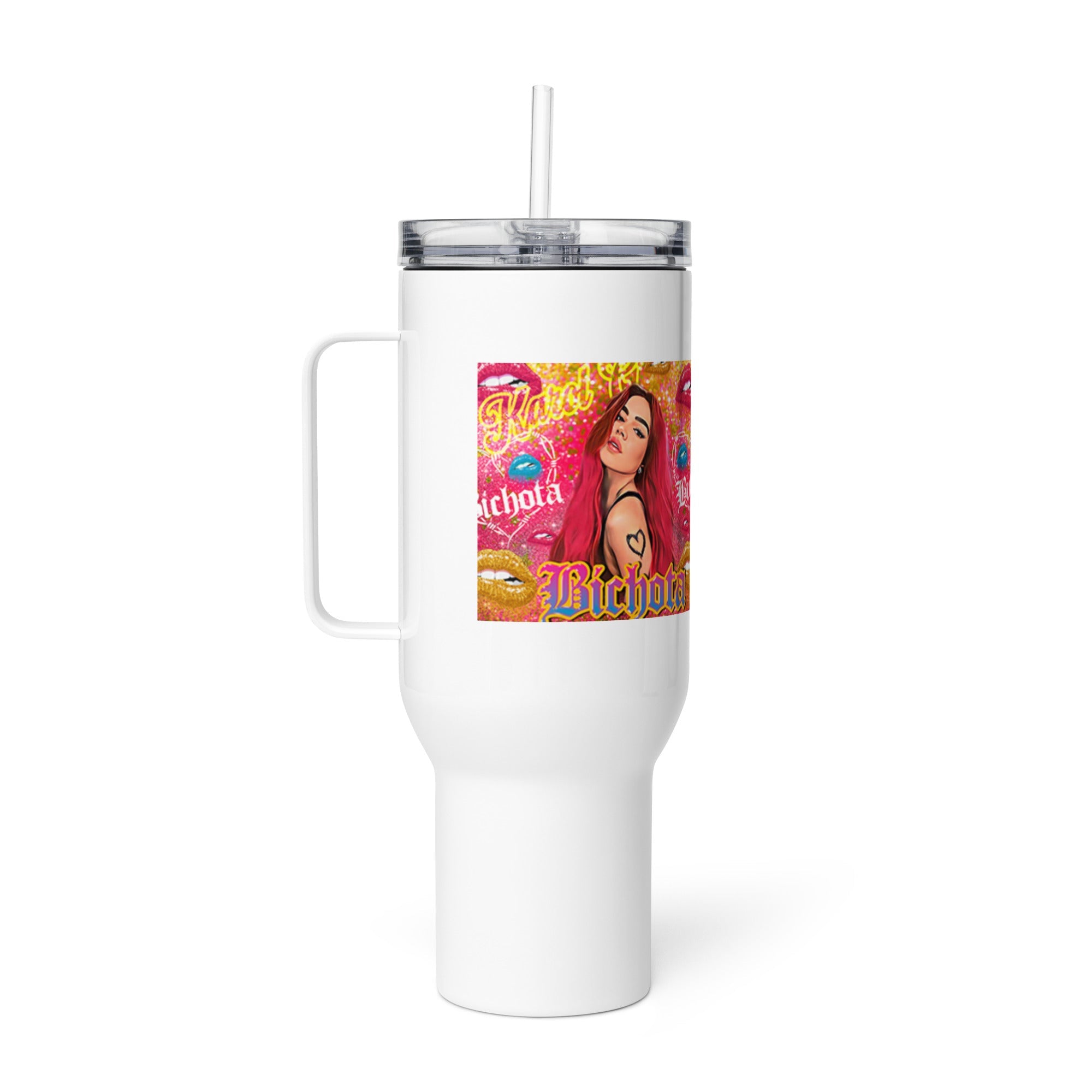Travel mug with a handle - SanandoconAdrian