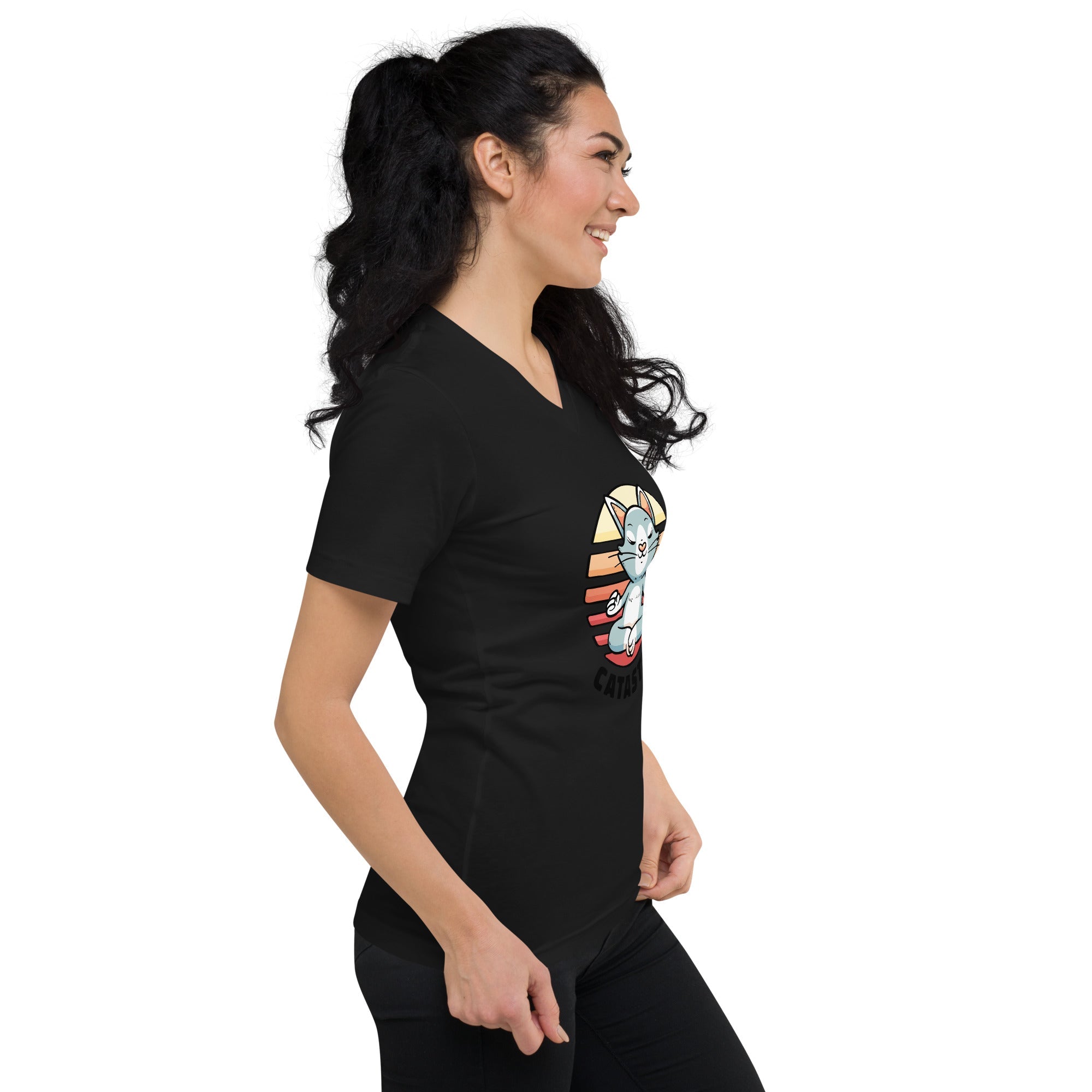 Unisex Short Sleeve V - Neck T-Shirt - SanandoconAdrian